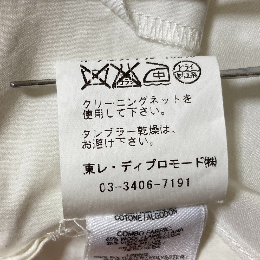 デレクラム テンクロスビー パールボタンレイヤードシャツワンピース