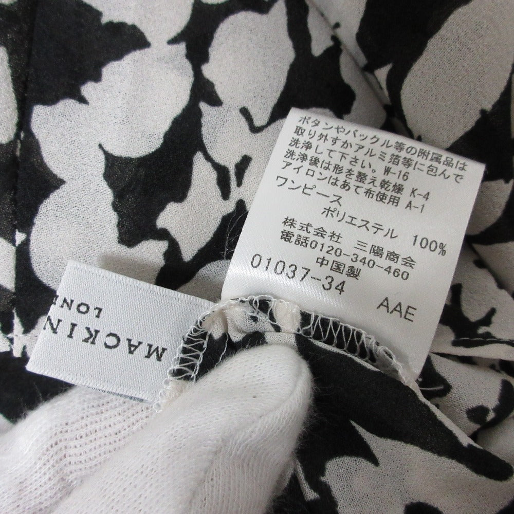 マッキントッシュロンドン シルエットフラワー ワンピース