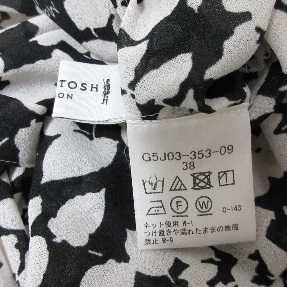 マッキントッシュロンドン シルエットフラワー ワンピース