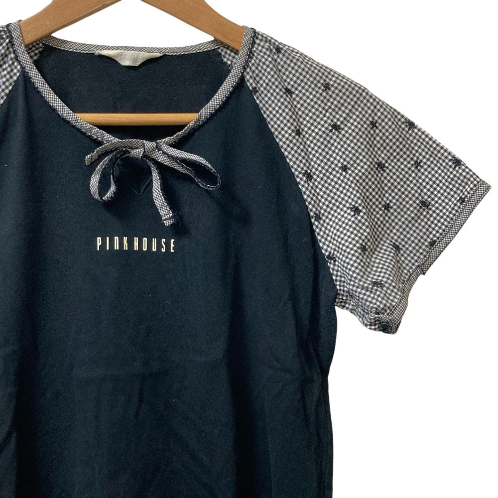 ピンクハウス レースチェックショートスリーブカットソー