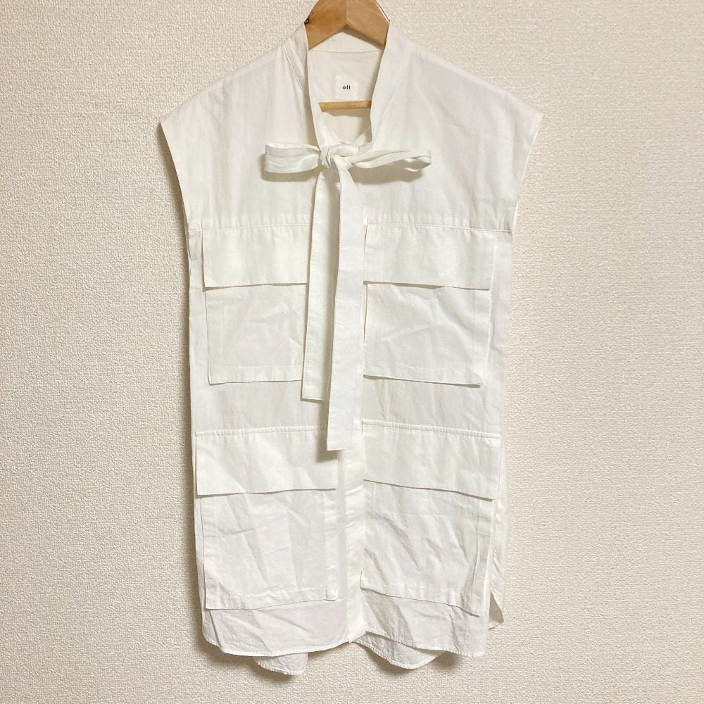 オールキョウト フィッシングシャツベストブラウス
