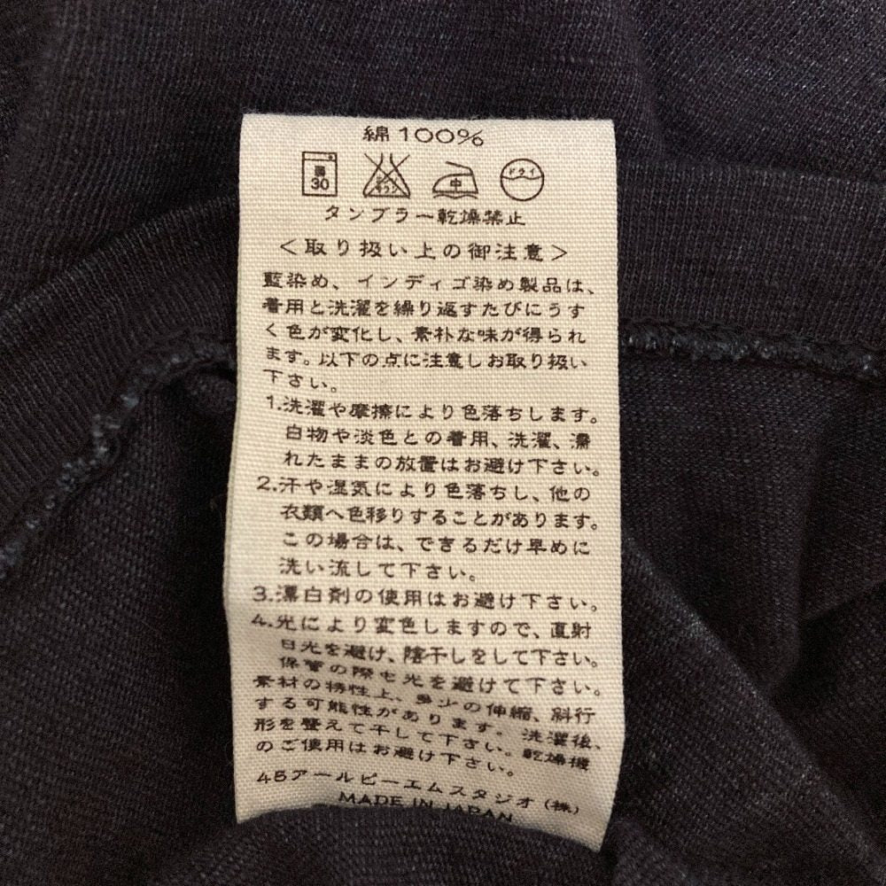 フォーティファイブアールピーエム クルーネックTシャツ コットン Tシャツ
