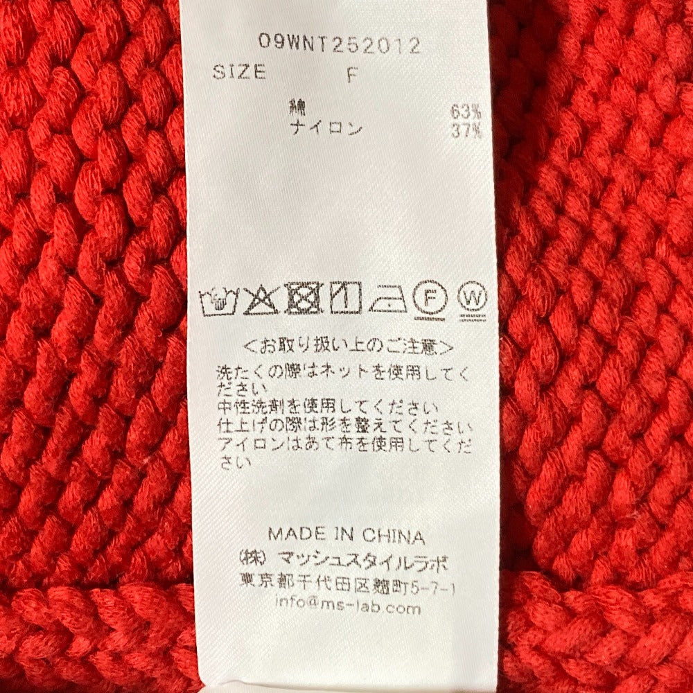 ミラオーウェン ローゲージパフスリーブニットプルオーバー