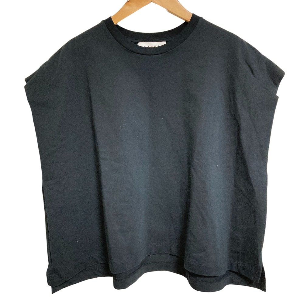 サクラ FOLDED LINE CROPPED TOP トップス