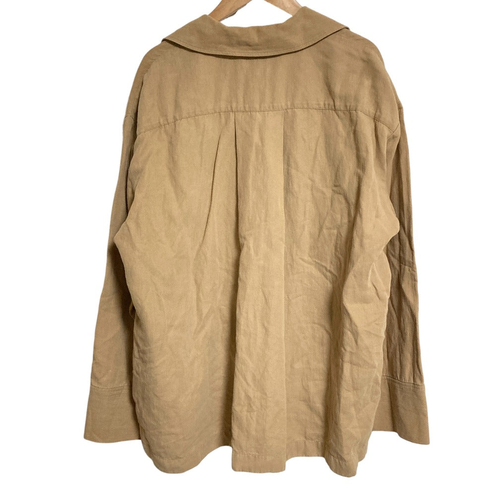 6ロク LACE UP SHIRT リネンブレンドシャツ