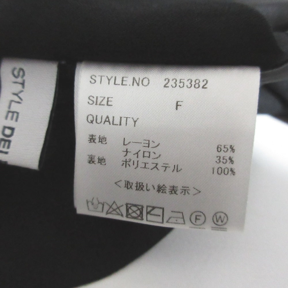 スタイルデリ微シボ綿混ハーフスリーブジャケット