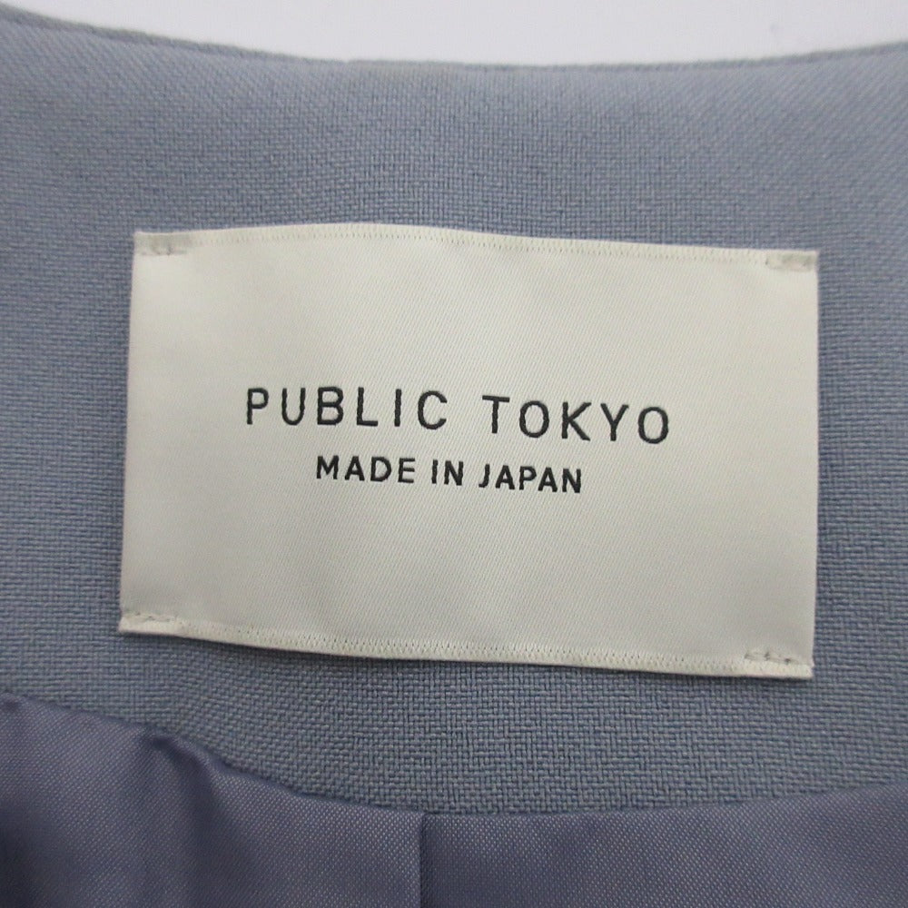 PUBLIC TOKYO 極 ノーカラージャケット