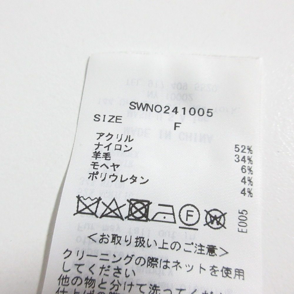スナイデル オフショルスキッパーミニニットワンピース