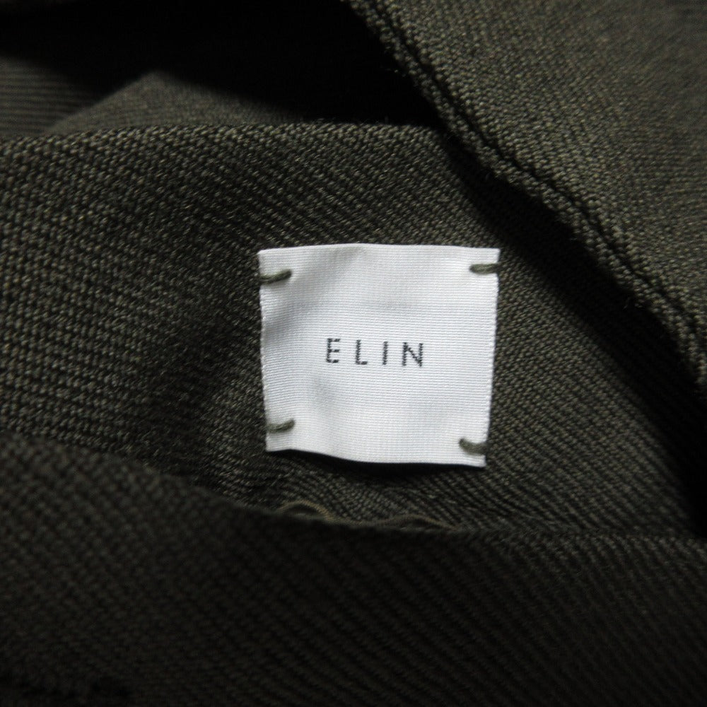 ELIN ウールワイドパンツサロペット