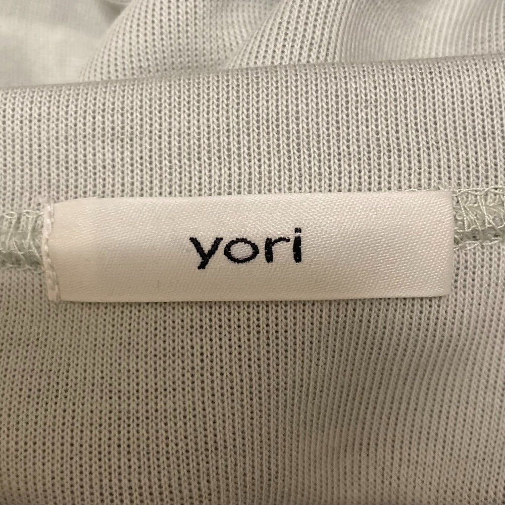 ヨリ チャンキーヘムラウンドTee ロングスリーブカットソー