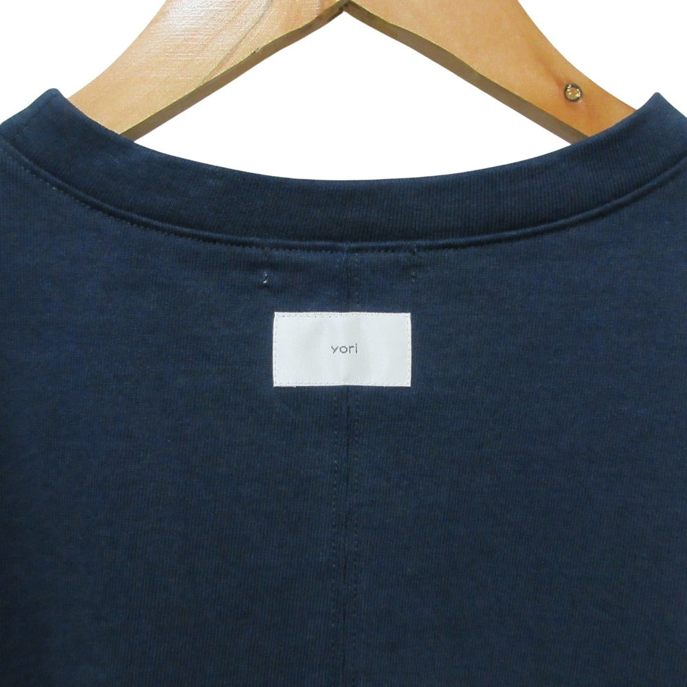 ヨリ Solid Back Flare Tee カットソー