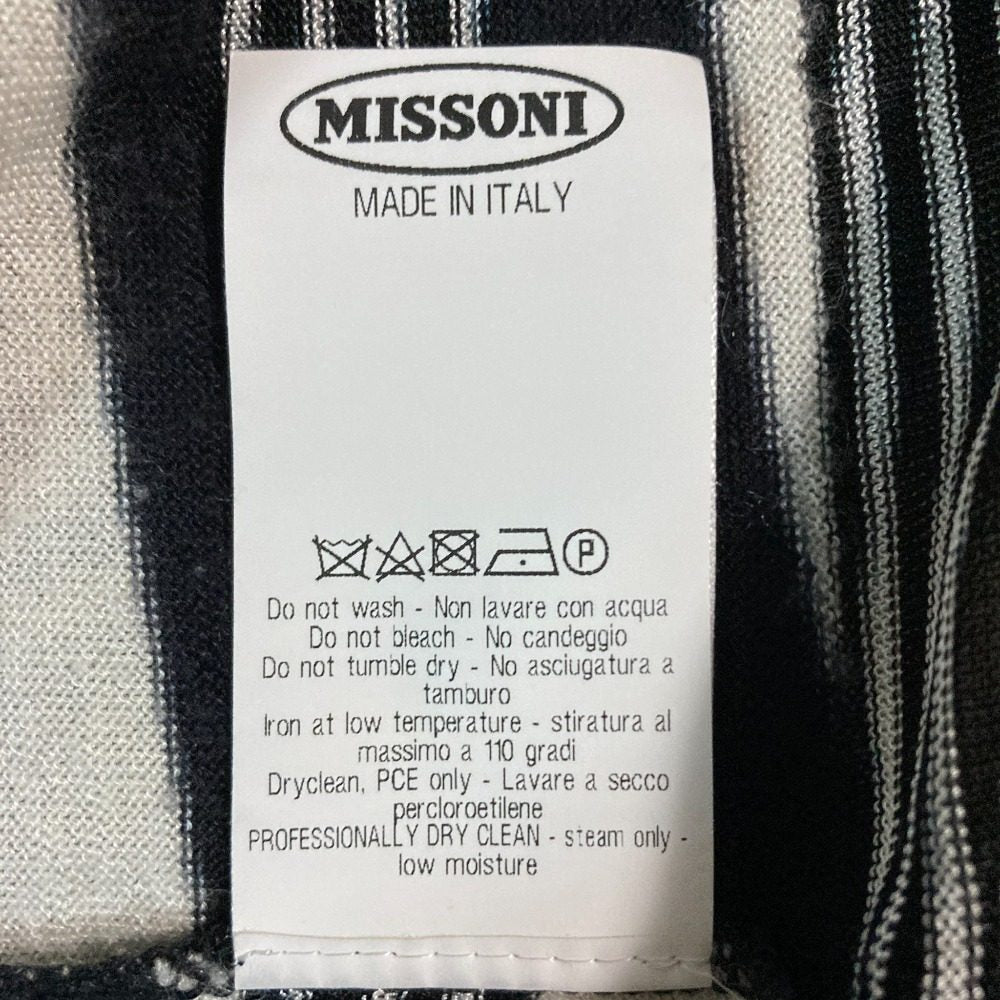 ミッソーニ カシミヤシルク半袖ニットトップス