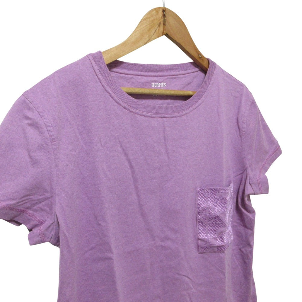 エルメス 刺繍ポケット コットンTシャツ