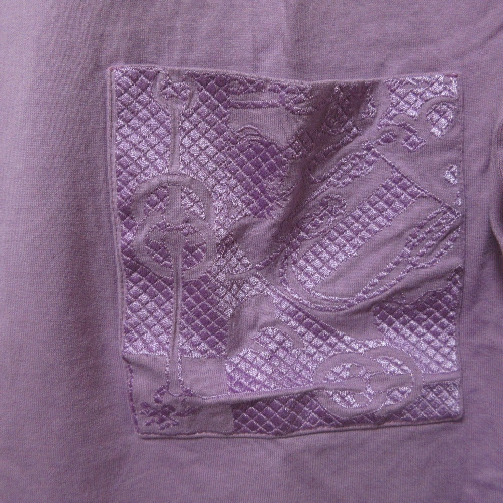 エルメス 刺繍ポケット コットンTシャツ