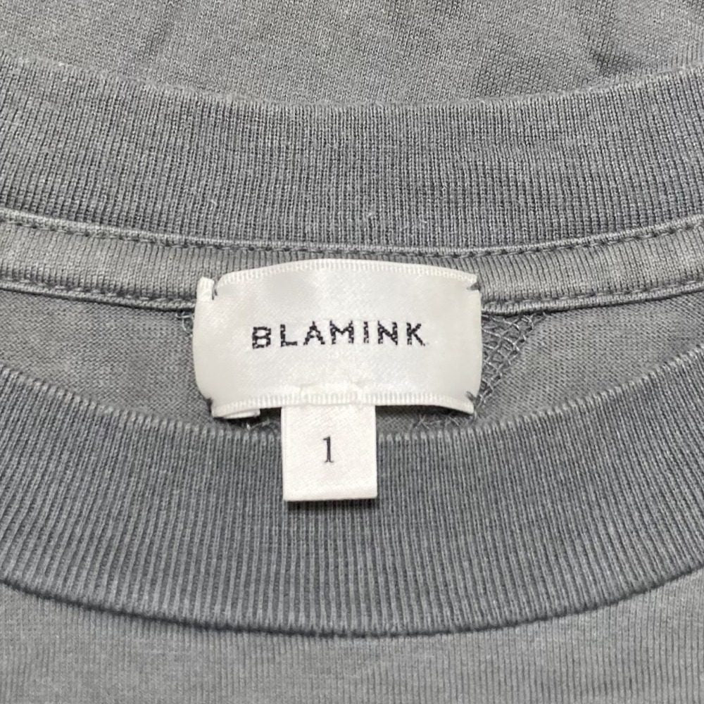ブラミンク コットン刺繍ノースリーブTシャツ