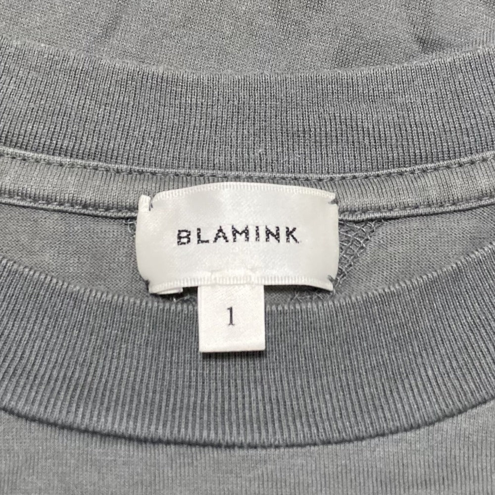 ブラミンク コットン刺繍ノースリーブTシャツ