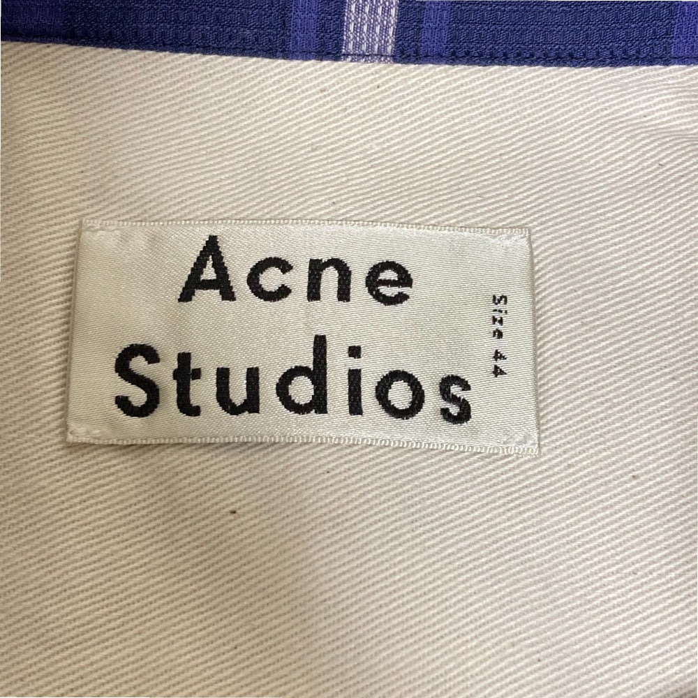 アクネストゥディオズ チェック半袖シャツ