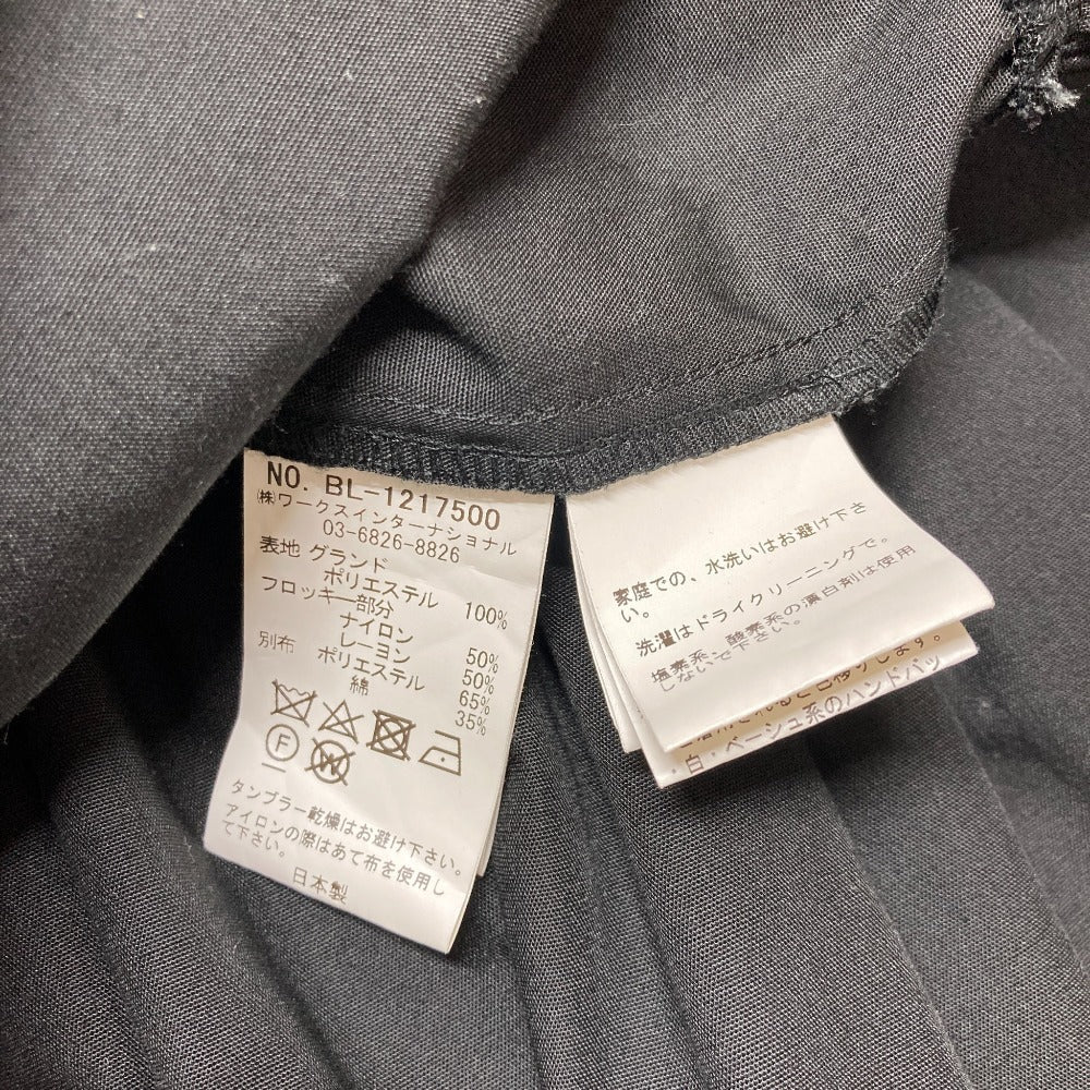 ツルバイマリコオイカワ satine ドットチュールペプラムブラウス