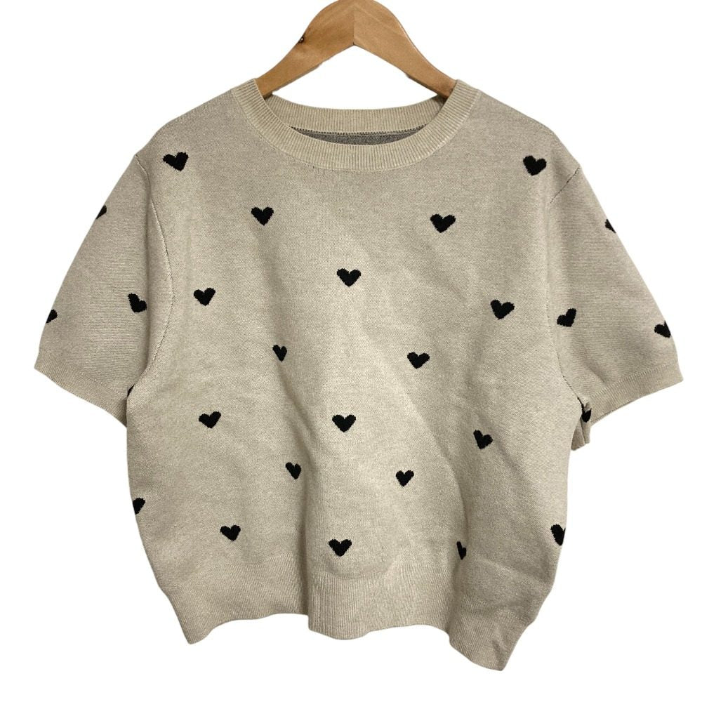 バースデーバッシュ HEART DOT ニットトップス