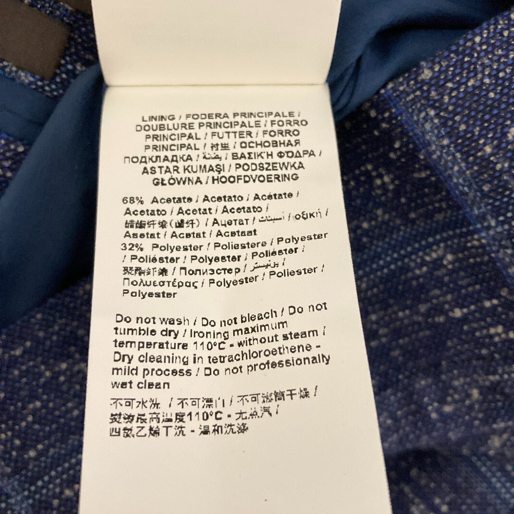 トラサルディ ツイードダブルブレストテーラードジャケット