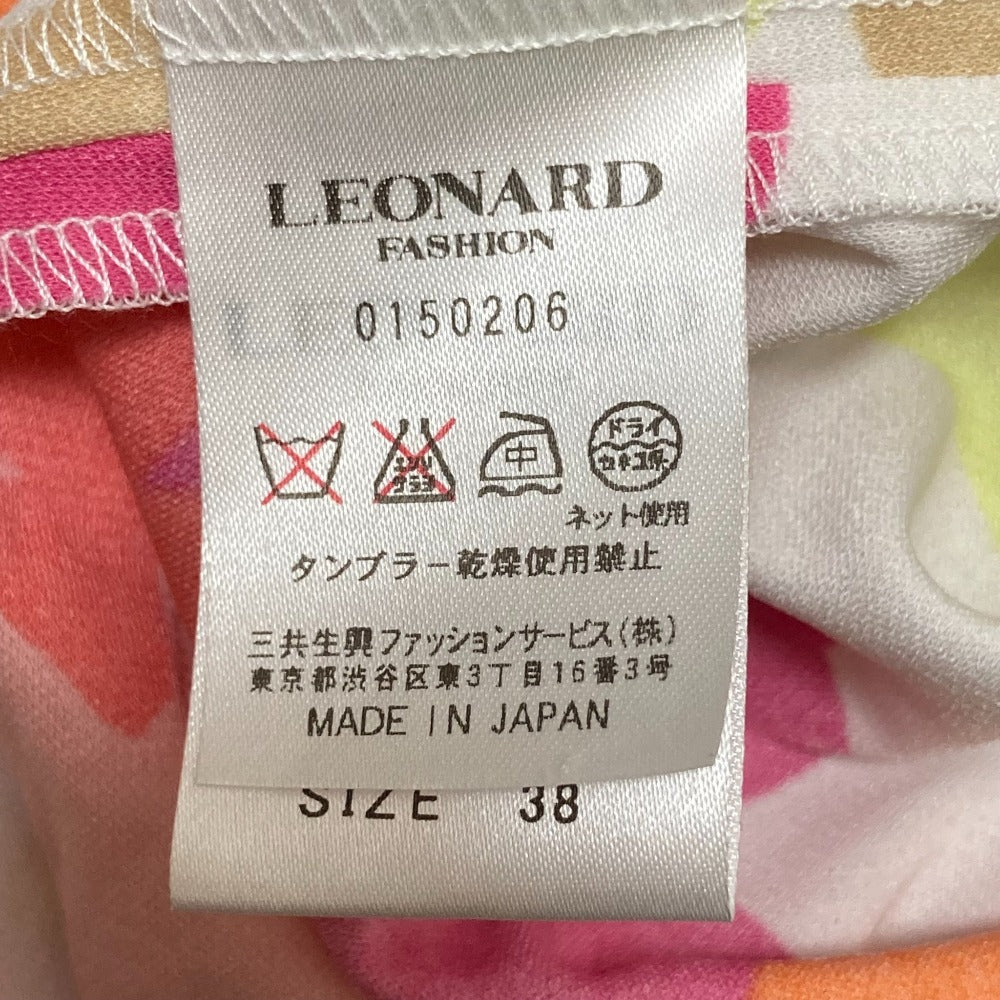 レオナール カンカンストレッチ ワンピース