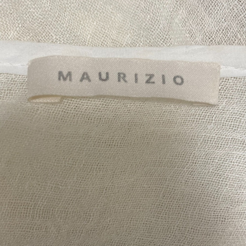 MAURIZIO MYKONOS リネンレース長袖ブラウス