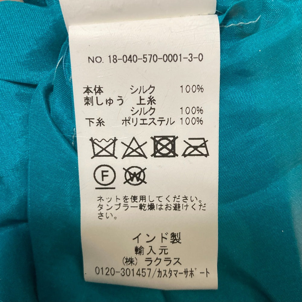 ジュリエットダン 刺繍シルクワンピース