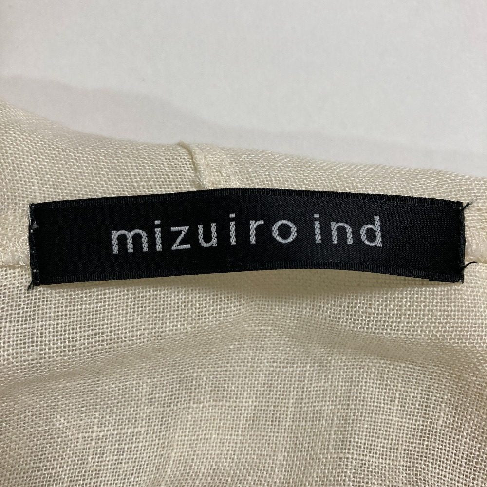 ミズイロインド リネンガウンカーディガン