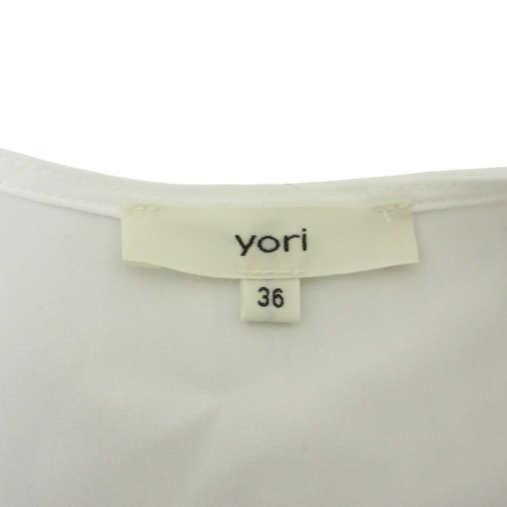 yori ダブルクロスフリルジレ ベスト