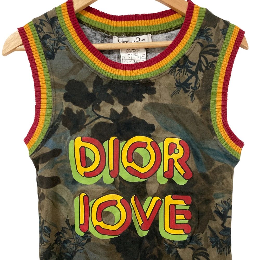 クリスチャンディオール DIOR LOVE プリントタンクトップ