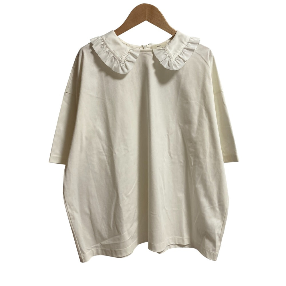 ヨリ ビッグフリルTシャツ ブラウス