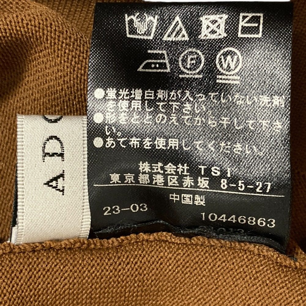 アドーア ベーシックノースリーブニット ポリエステル ニットトップス