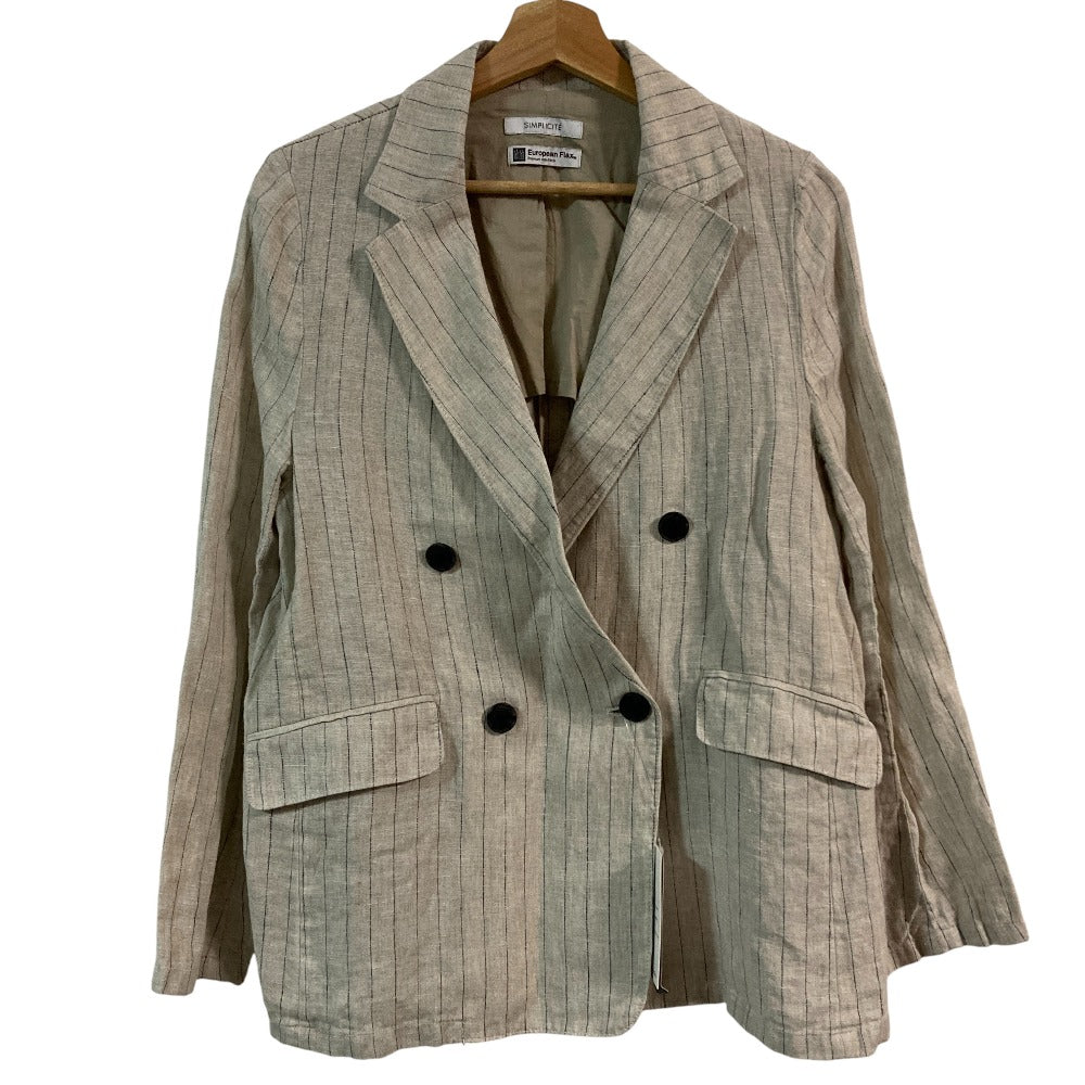 シンプリシテェ フレンチリネンテーラードジャケット