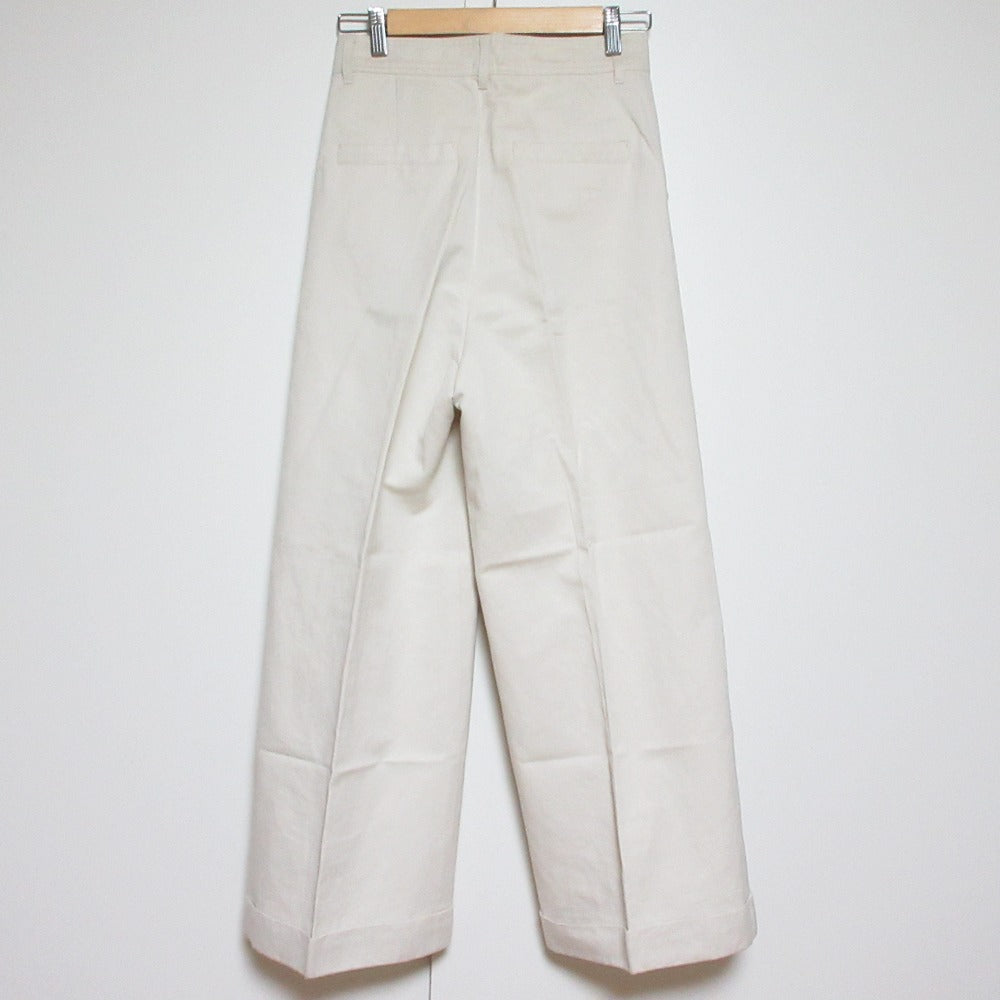 トゥモローランド コットンリネンワイドパンツ