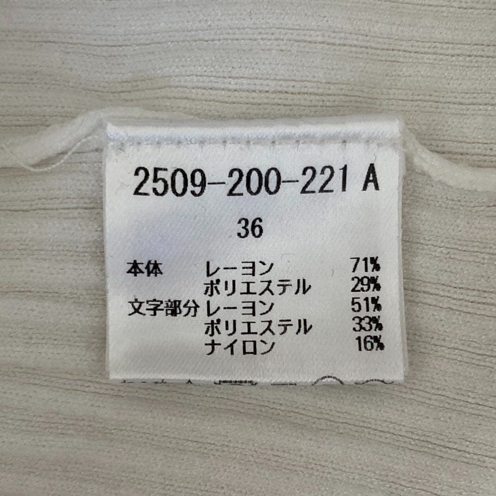 ダブルスタンダードクロージング シースルーニットカットソー