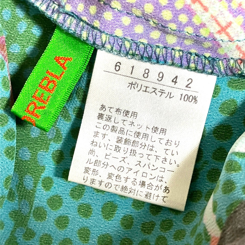 オレボレブラ アルベロベロ プリントクロップドワイドパンツ