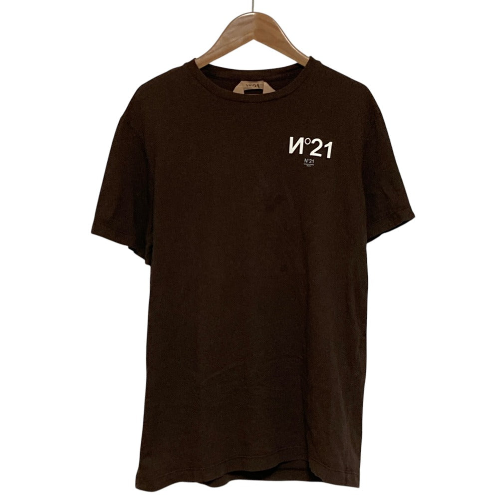 ヌメロヴェントゥーノ ロゴプリントコットンTシャツ