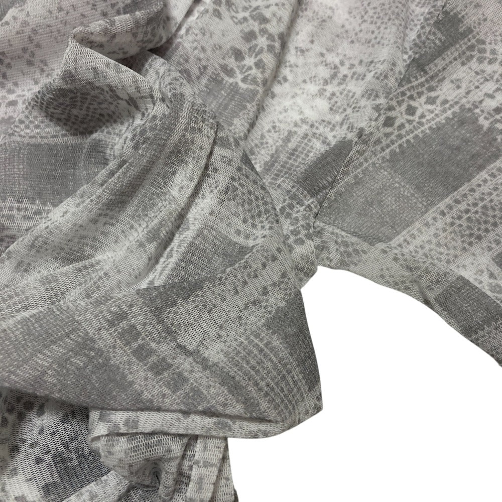 ワイズ TULLE LACE PRINT ルーズラウンドネックTシャツ