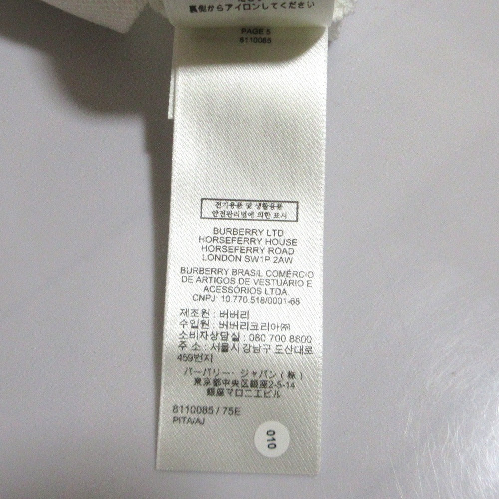 バーバリー クロップド コットン ポロシャツ