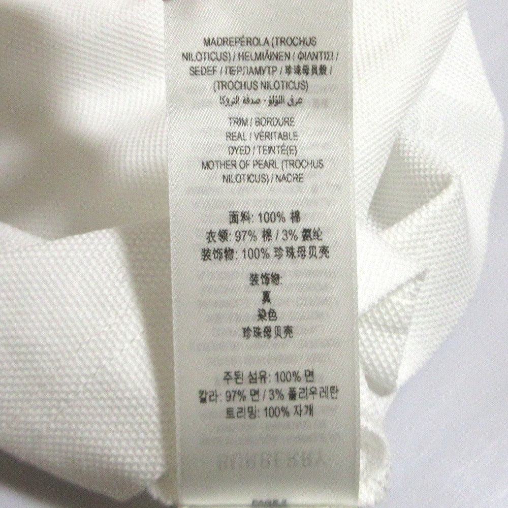 バーバリー クロップド コットン ポロシャツ