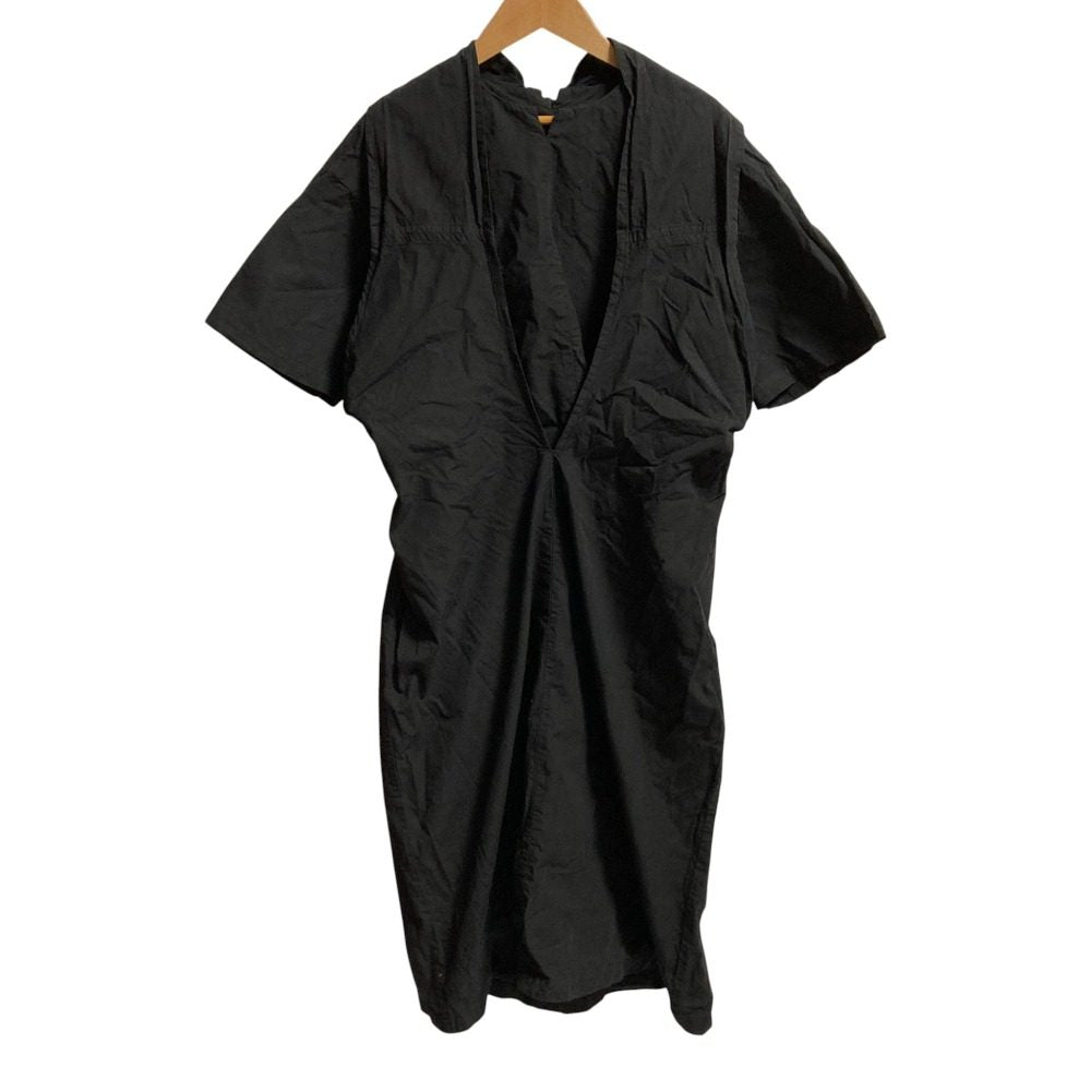 コズミックワンダー Wrapped short sleeves dress オーガニックコットン ワンピース