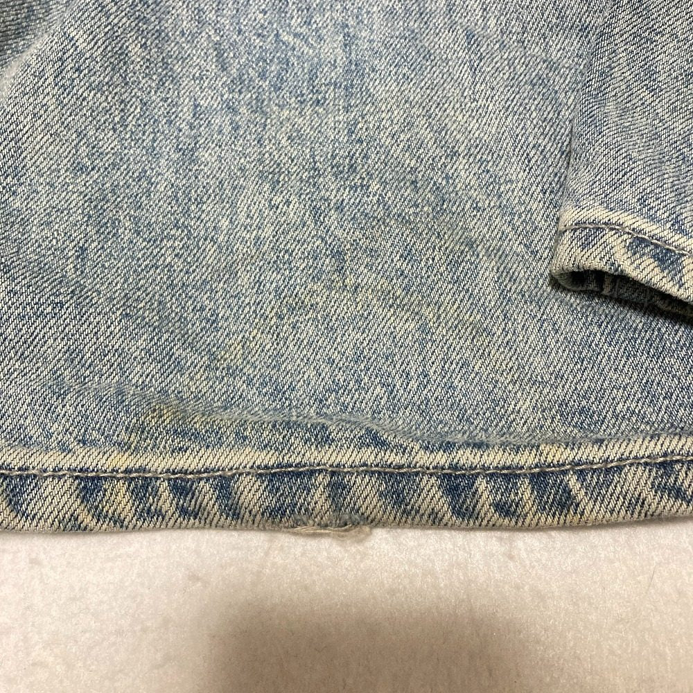 エミ カーブシルエットデニムパンツ
