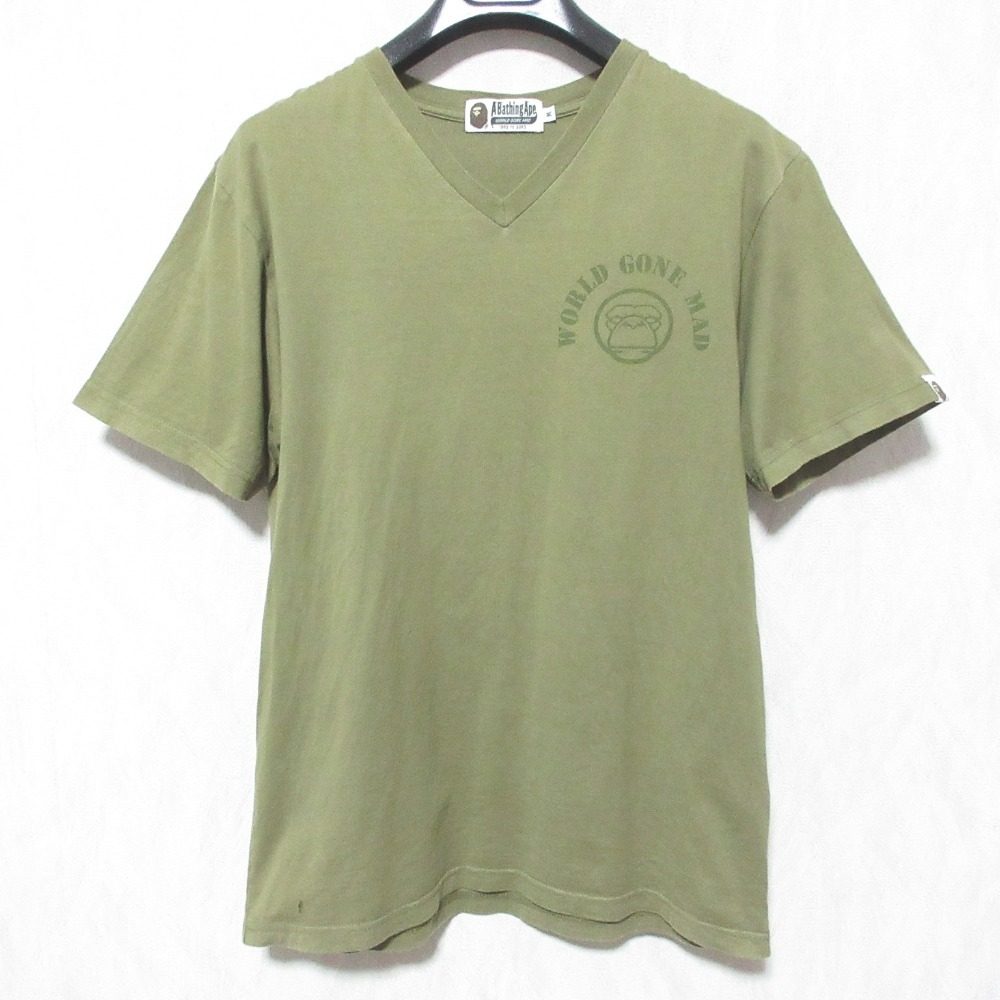 アベイシングエイプ WORLD GONE MAD Tシャツ