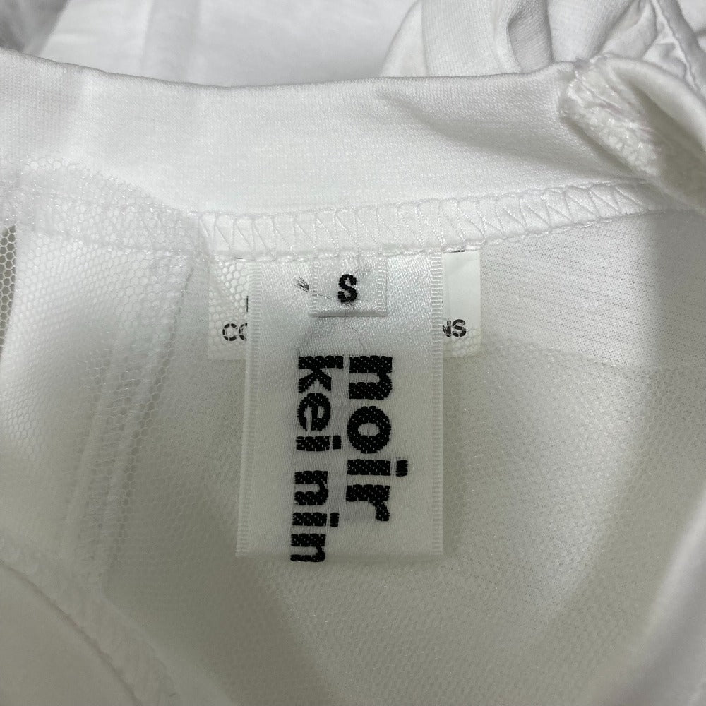 ノワールケイニノミヤ 綿ポンチ ナイロンチュールTシャツ