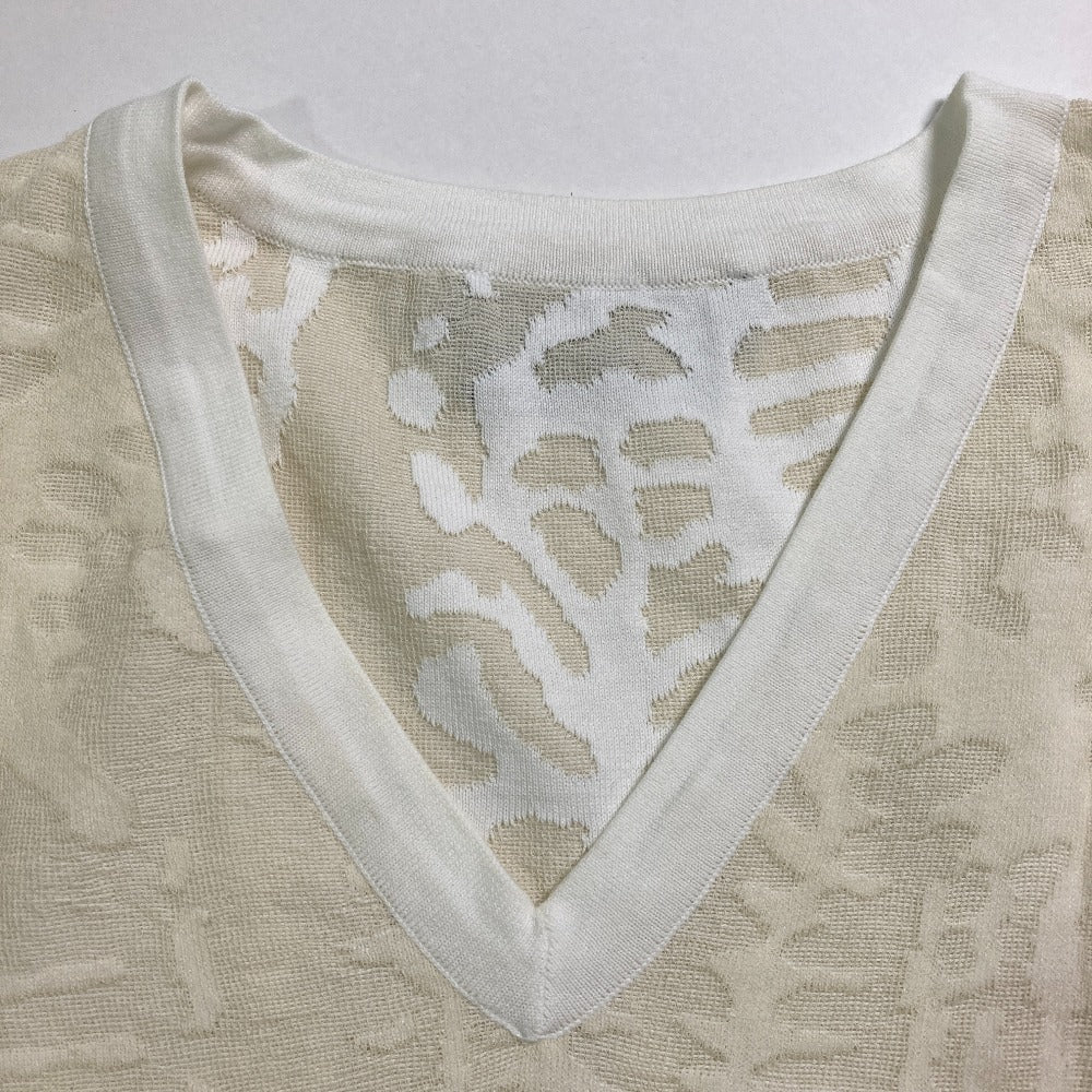 サルヴァトーレ フェラガモ ジャガードニットカットソー