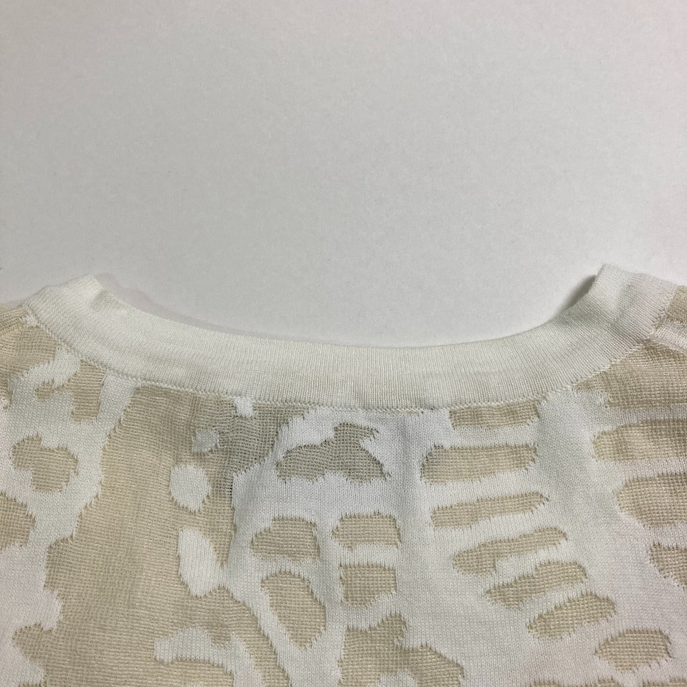 サルヴァトーレ フェラガモ ジャガードニットカットソー