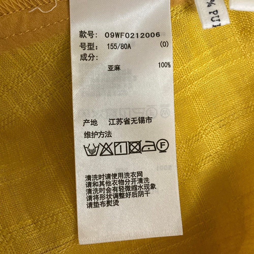 ミラオーウェン 袖ボリュームタックワンピース