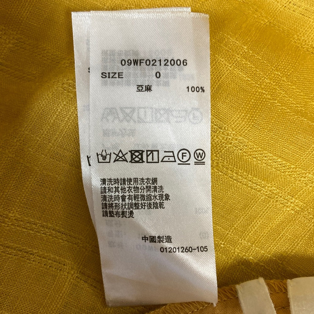 ミラオーウェン 袖ボリュームタックワンピース