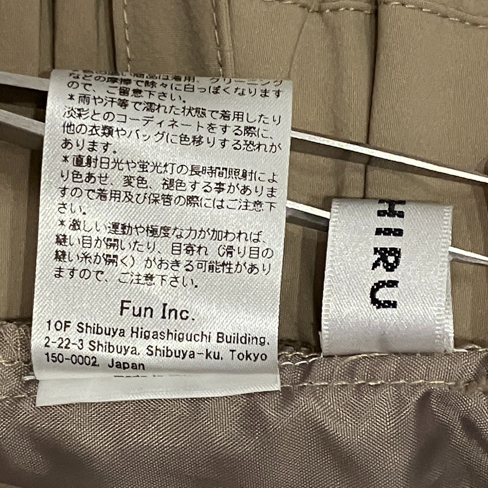 ファシル ストレッチナイロンテーパードパンツ