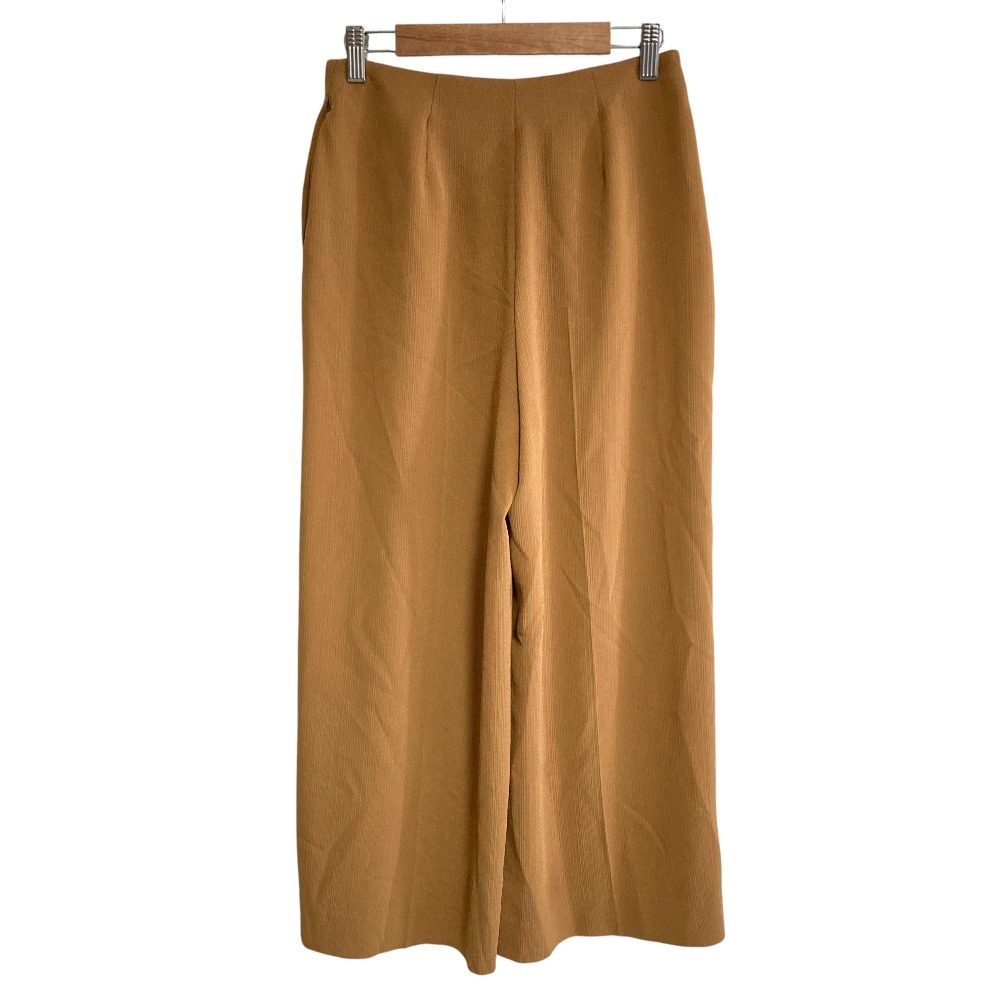 セオリー ADMIRAL STRIPE WIDE PLT PANT ワイドパンツ